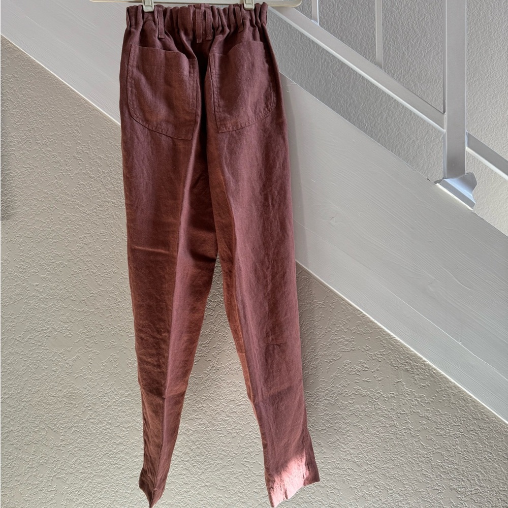 NotPerfectLinen Doolin high waisted pants size Small
